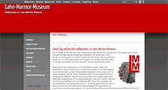 Desktop Screenshot of lahn-marmor-museum.de